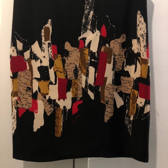 Little black dress with print - Picture 2 of 2